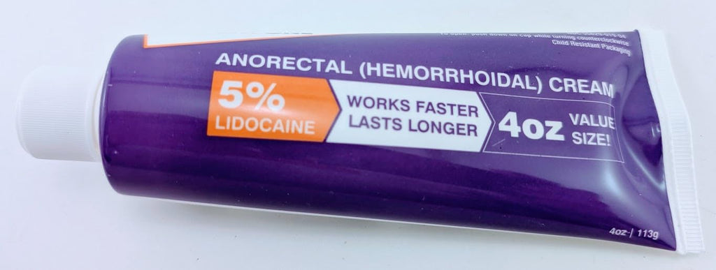 HEALTH ONE Lidocaine 5% Cream Maximum Strength Topical Anorectal Numbing Cream – 4 oz CRC Tube - TrustMedUSA