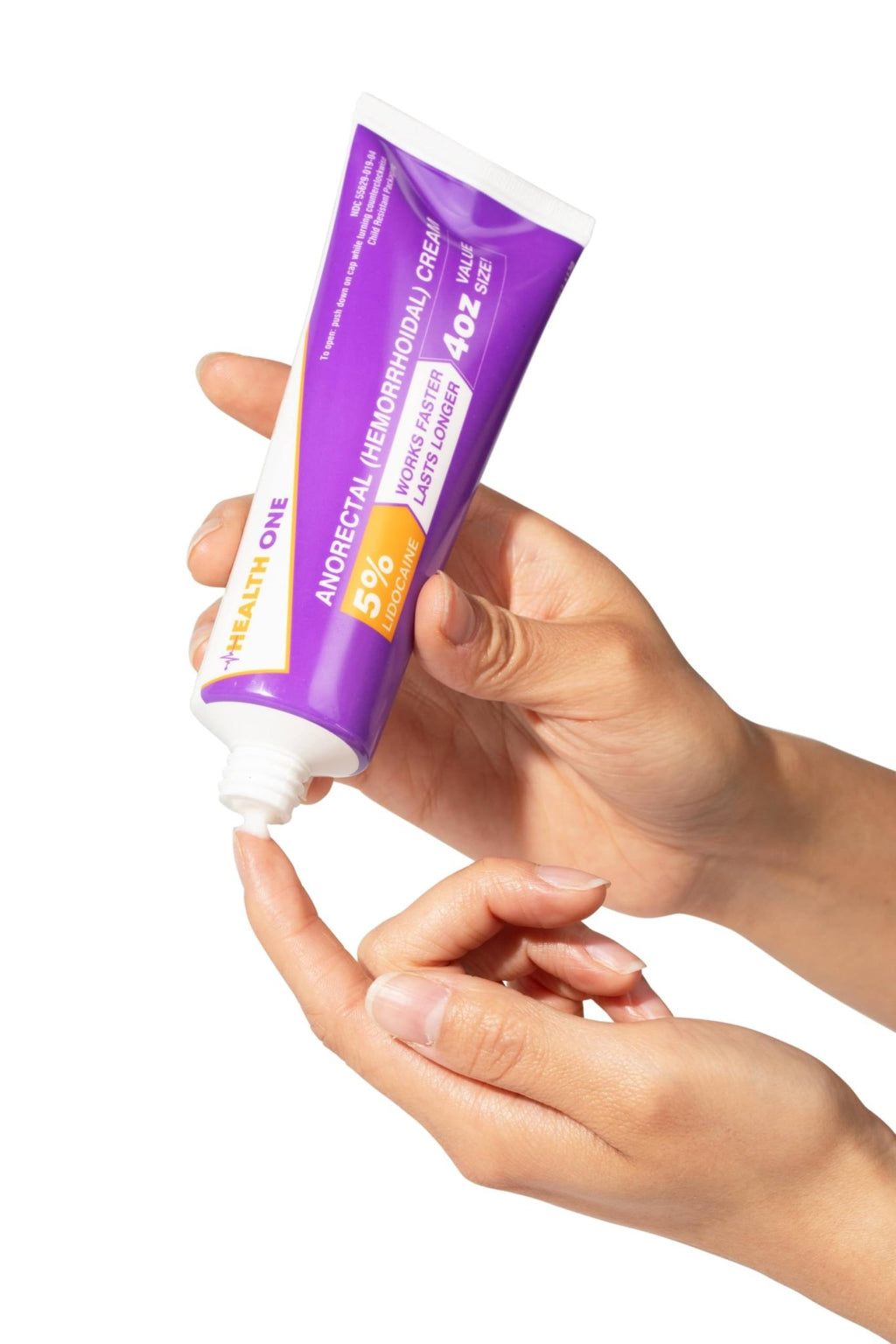 HEALTH ONE Lidocaine 5% Cream Maximum Strength Topical Anorectal Numbing Cream – 4 oz CRC Tube - TrustMedUSA