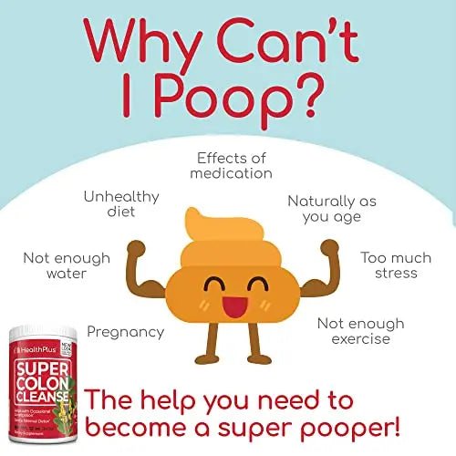 Health Plus Super Colon Cleanse, 68 Servings, 12oz - TrustMedUSA