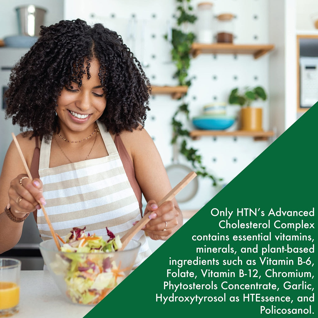 Health Thru Nutrition Advanced Cholesterol Complex | Heart Health Support & Lipid Metabolism with Phytosterols, Policosanol, Hydroxytyrosol, Chromium and More | Vegan, Non-GMO (Pack of 90) - TrustMedUSA