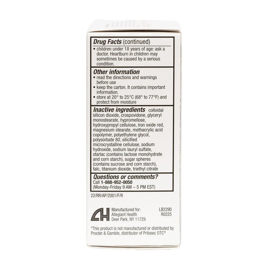 HealthA2Z® Acid Reducer | Omeprazole 20mg | Delayed - Release Tablets | 24 Hours | Treats Frequent Heartburn | Occuring 2 or More Days A Week (14 Counts) - Maple Wellness Supplements
