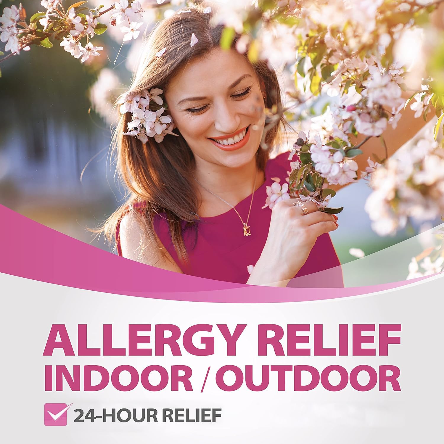 HealthA2Z Fexofenadine Hydrochloride 180mg, Antihistamine for Allergy Relief, 24-Hour Antihistamine for Allergy Relief (120 Count (Pack of 1)) - Maple Wellness Supplements
