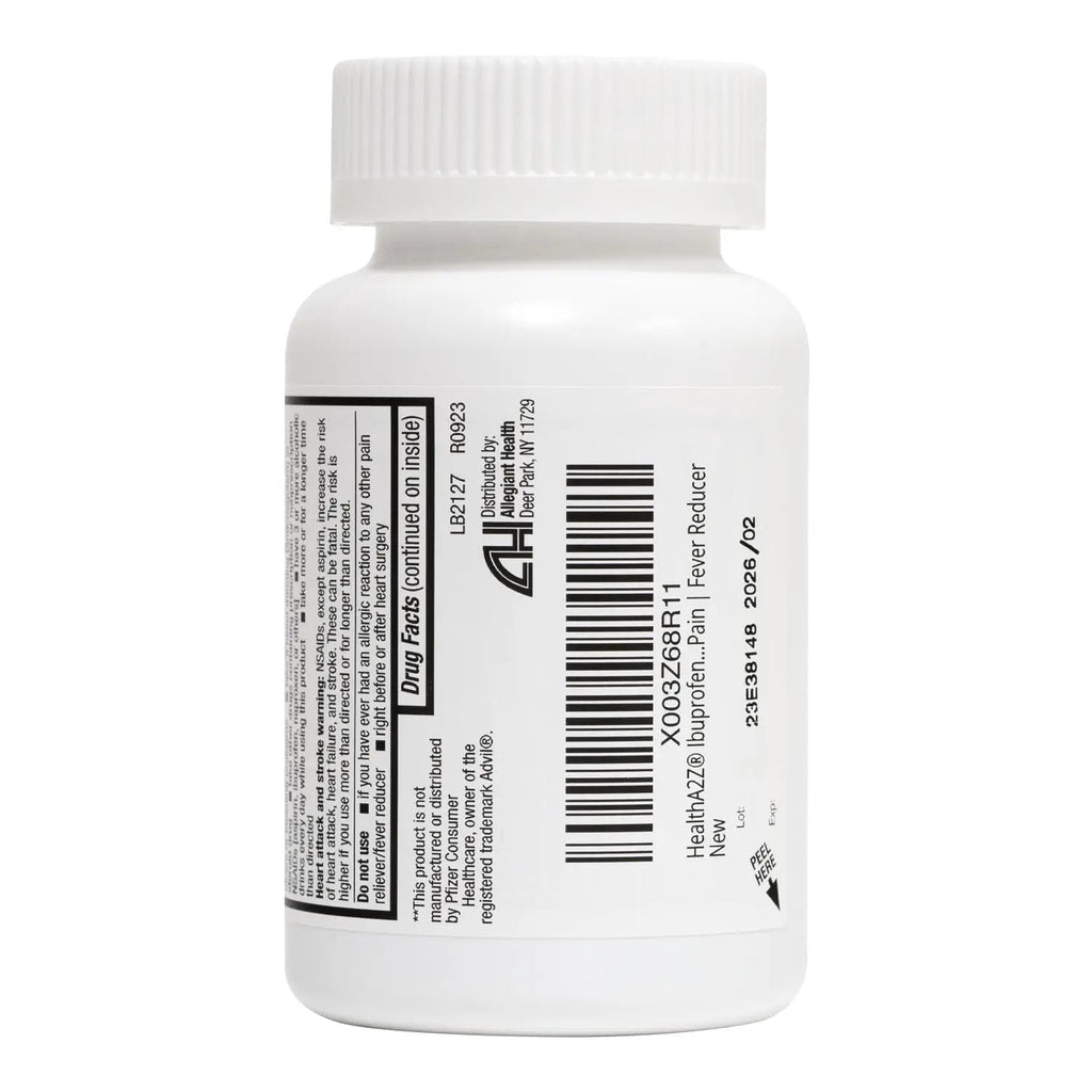 HealthA2Z® Ibuprofen 200mg | Pain Relief | Body Aches | Headache | Arthritis | Cramps | Back Pain | Fever Reducer… (250 Count) (Pack of 2) - TrustMedUSA