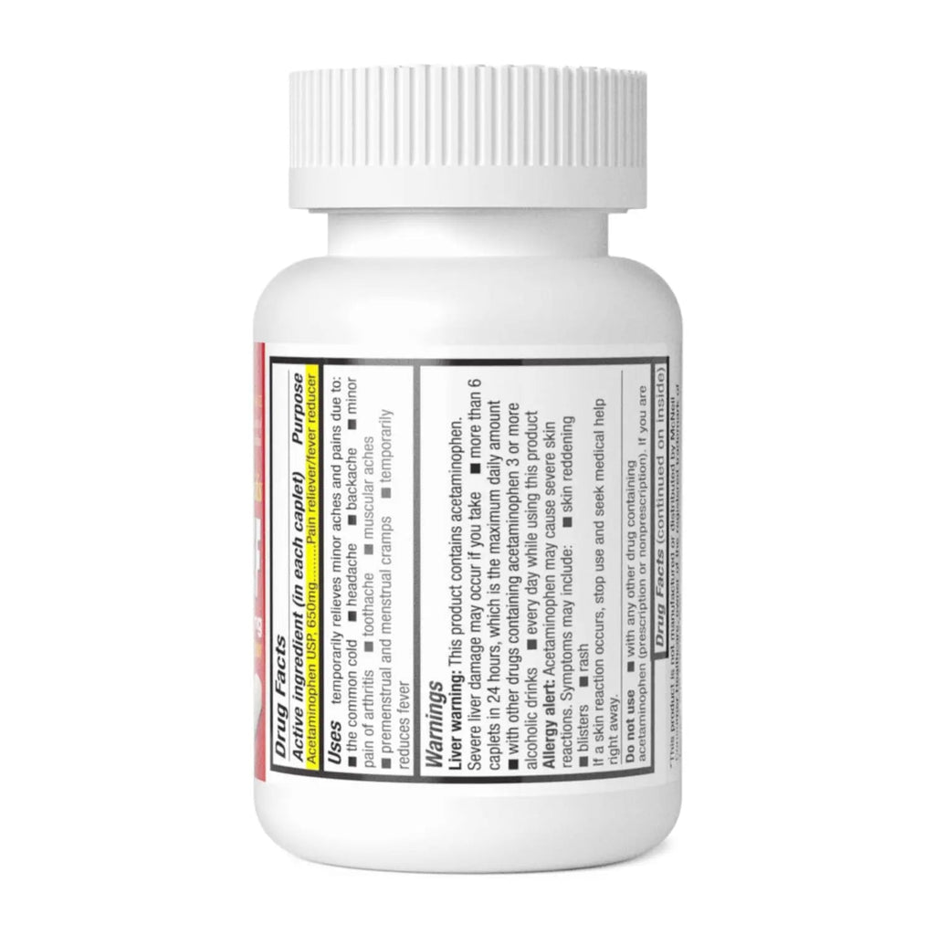 HealthA2Z® Pain Relief Extended Release | Acetaminophen 650mg | 8 Hours | Arthiritis Pain | Pain Reliever - Fever Reducer | Contains no Aspirin (100 Count) - TrustMedUSA