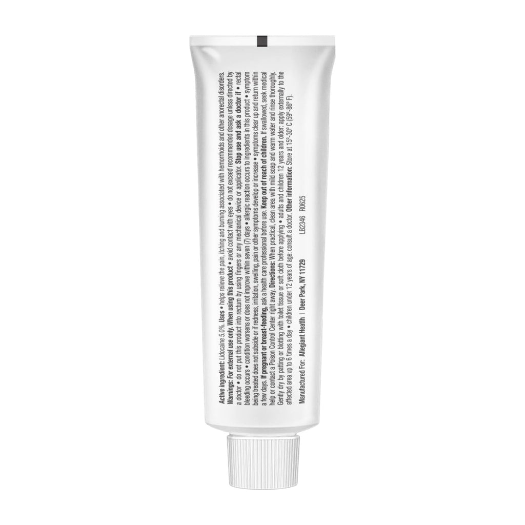 HealthA2Z® Rectal Care Cream | Lidocaine 5% / Local Anesthetic | 28g Tube | Topical Numbing Cream & Other Anorectal Disorders | Relieves Pain, Itching & Burning - TrustMedUSA