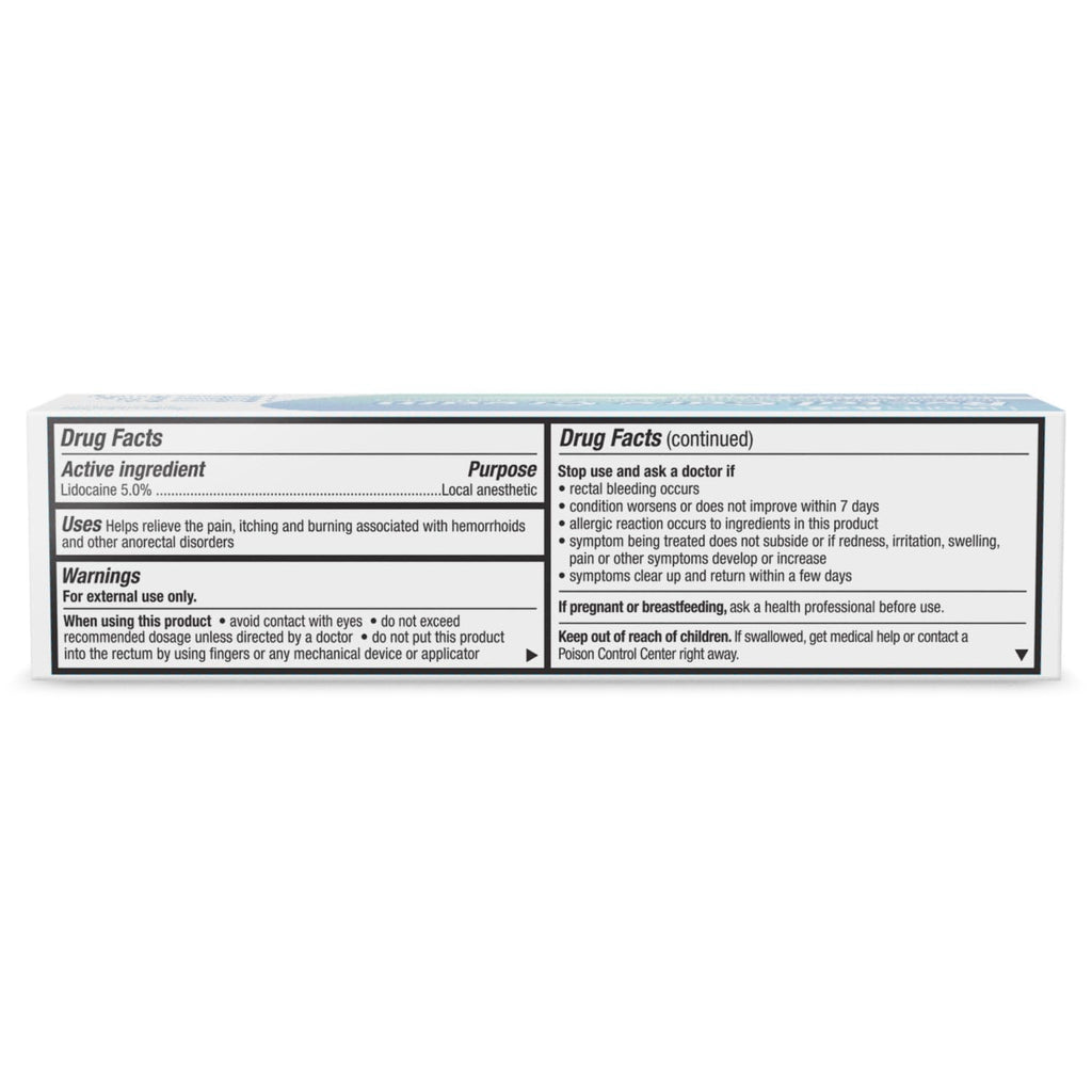 HealthA2Z® Rectal Care Cream | Lidocaine 5% / Local Anesthetic | 28g Tube | Topical Numbing Cream & Other Anorectal Disorders | Relieves Pain, Itching & Burning - TrustMedUSA