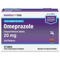 HealthCareAisle Omeprazole 20 mg - 42 Delayed-Release Tablets - Acid Reducer, Treats Frequent Heartburn - TrustMedUSA