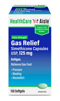 HealthCareAisle Simethicone Capsules 125 mg 150 ct - Maple Wellness Supplements