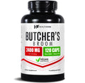 Healthfare Butchers Broom Supplement | Capsules Extract 2400mg | 120 Vegetarian Pills | Premium Herbal Root Supplement | Circulation & Vein Support | Non-GMO, Gluten-Free | Made in USA - TrustMedUSA