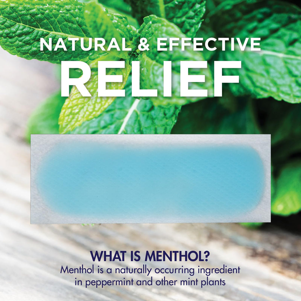 HealthWise Instant Cool Gel Patches | Migraine & Fever Relief | 12-Count | 4.75” x 2” | Soothing Menthol Vapors | Non-Medicated Formula - TrustMedUSA