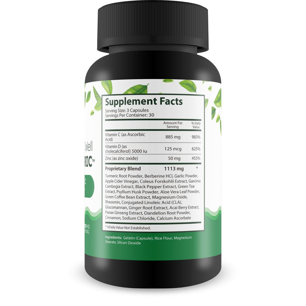 Healthy Calm & Well CDZ Gummies Capsules - Our Best CDZ Supplement Vitamin C D and Zinc - Turmeric Vitamin C D Zinc Magnesium - Our Best Calmwell Cdc Gummies Capsules Zinc Vitamin C Vitamin D Turmeric - TrustMedUSA