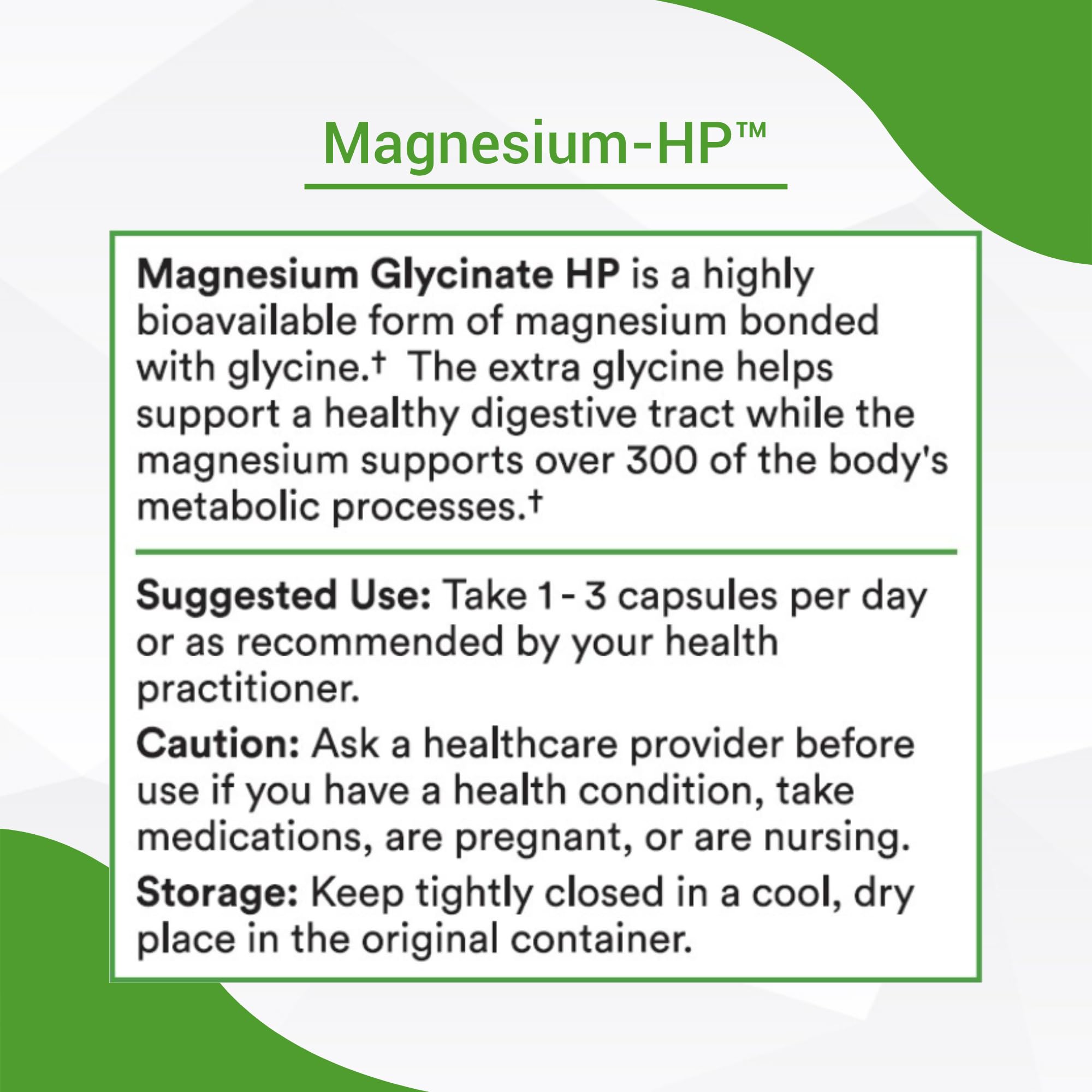 Healthy Gut Magnesium-HP | Ultra Pure Magnesium Glycinate Capsules with Zero Fillers | 180 mg Magnesium Glycinate | 90 Servings - TrustMedUSA