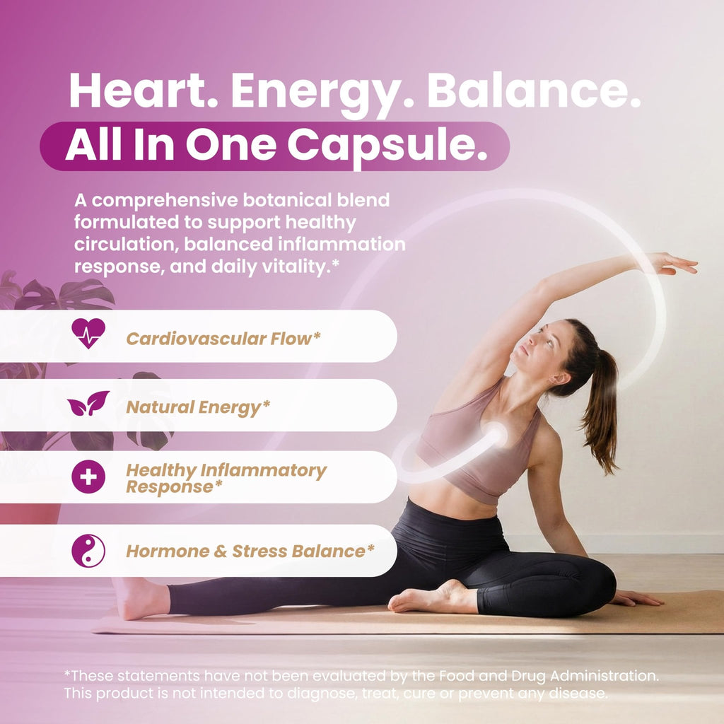 Healthy Herbs Wildcrafted Sea Moss Capsules | 1950mg BATCG-6 "Heart Complex Advanced Sea Moss Superblend | US-Made, Vegan, Non-GMO, Easy-Swallow (90 Capsules) - TrustMedUSA