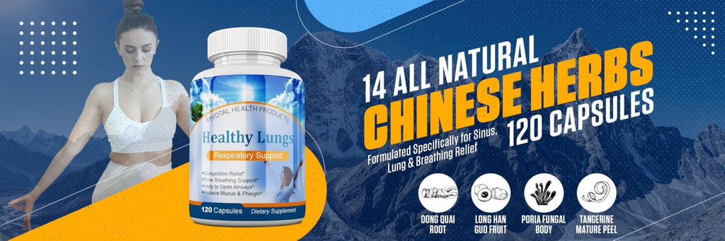 Healthy Lungs 120 Capsules - Improve Lung Function, Breathe Better, Stop Mucus, Phlegm and Allergies Quickly. Get Relief Fast with Healthy Lungs an All Natural Lung Health Supplement - TrustMedUSA