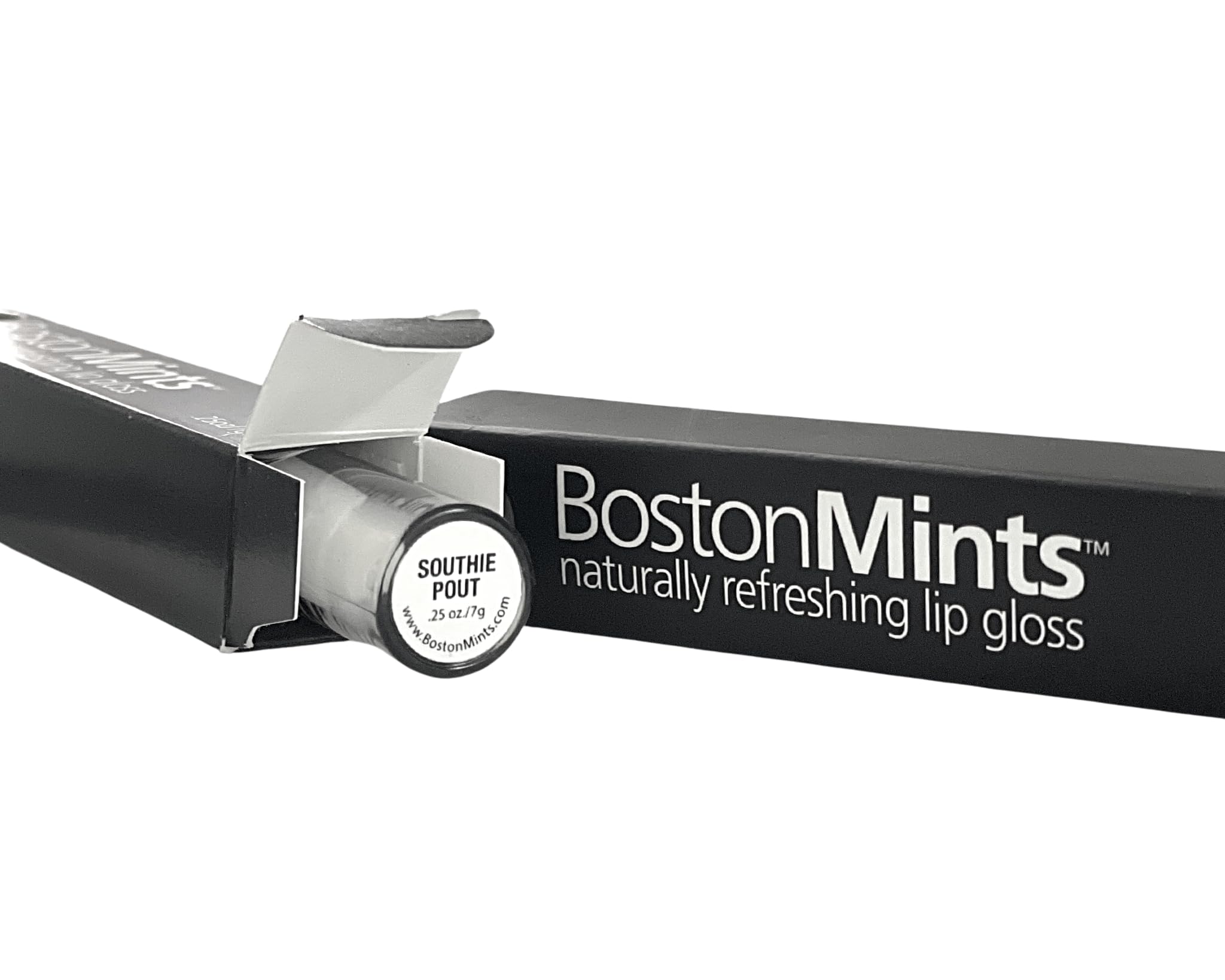 Healthy, Naturally Lip Plumping Clear LipGloss, Southie Pout (.25oz) - Vegan, Plant-Based ingredients. Cooling Mint Enhances Fullness, while Avocado Oil and Jojoba provides lasting Hydration. - TrustMedUSA