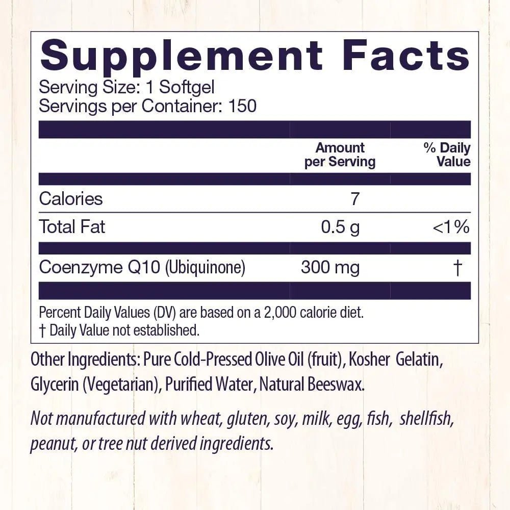 Healthy Origins CoQ10 (Kaneka Q10), 300 mg - Heart Health & Energy Supplement - TrustMedUSA