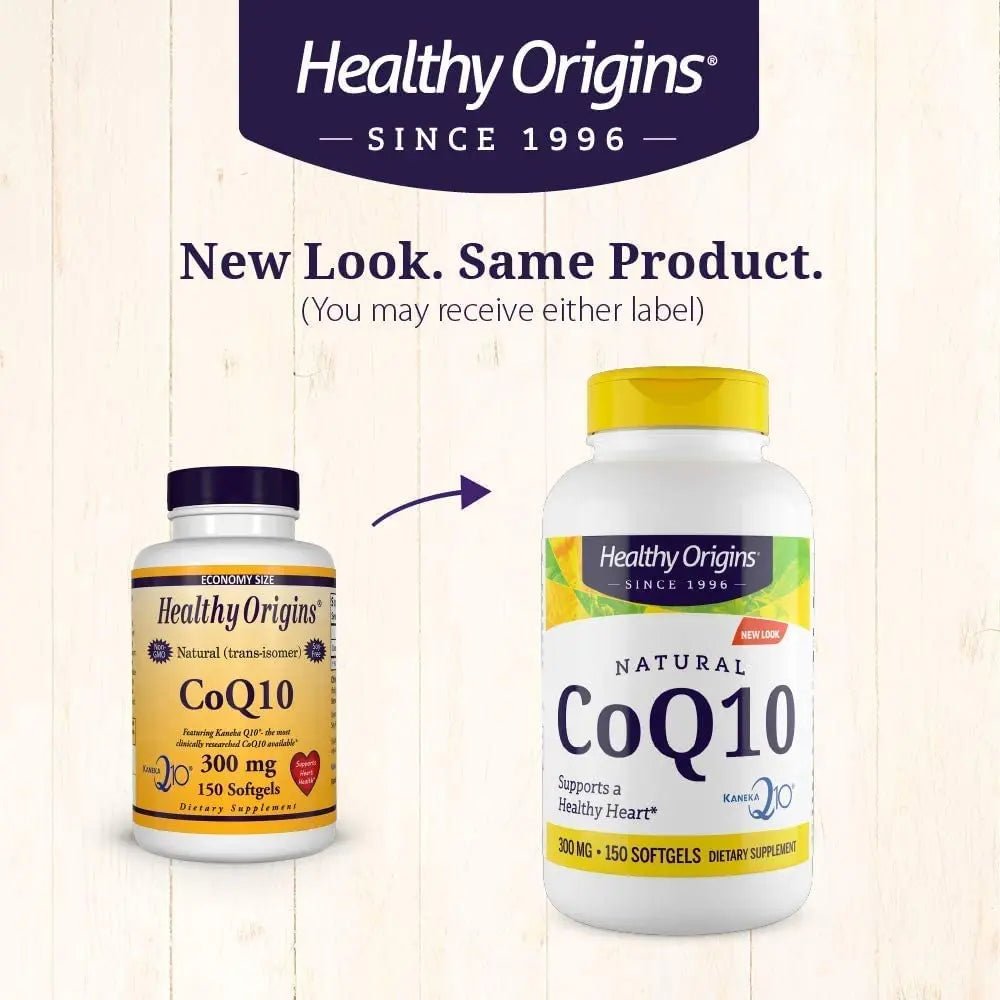 Healthy Origins CoQ10 (Kaneka Q10), 300 mg - Heart Health & Energy Supplement - TrustMedUSA