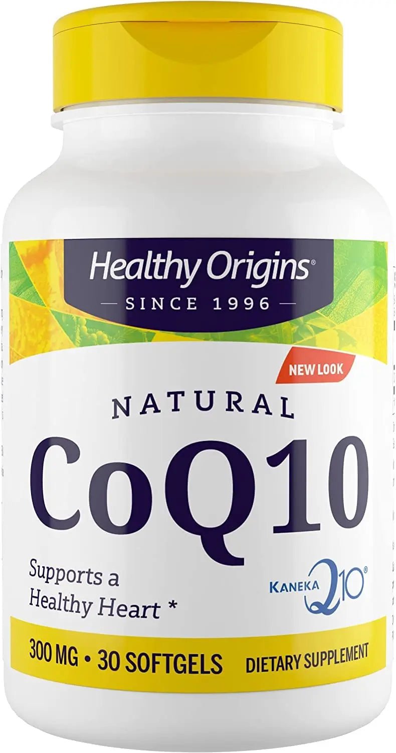Healthy Origins CoQ10 (Kaneka Q10), 300 mg - Heart Health & Energy Supplement - Gluten - TrustMedUSA