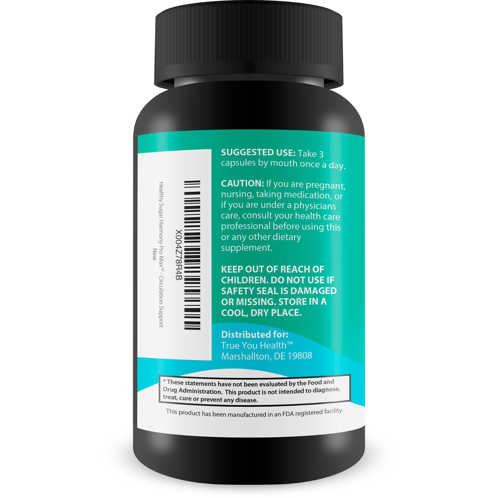 Healthy Sugar Harmony Pro Max - Our Best Blood Cleansing Formula - Support Healthy Sugar Balance & Immune Health with This Premium Blood Support Supplement - Bloodflow & Cardiovascular Support - TrustMedUSA