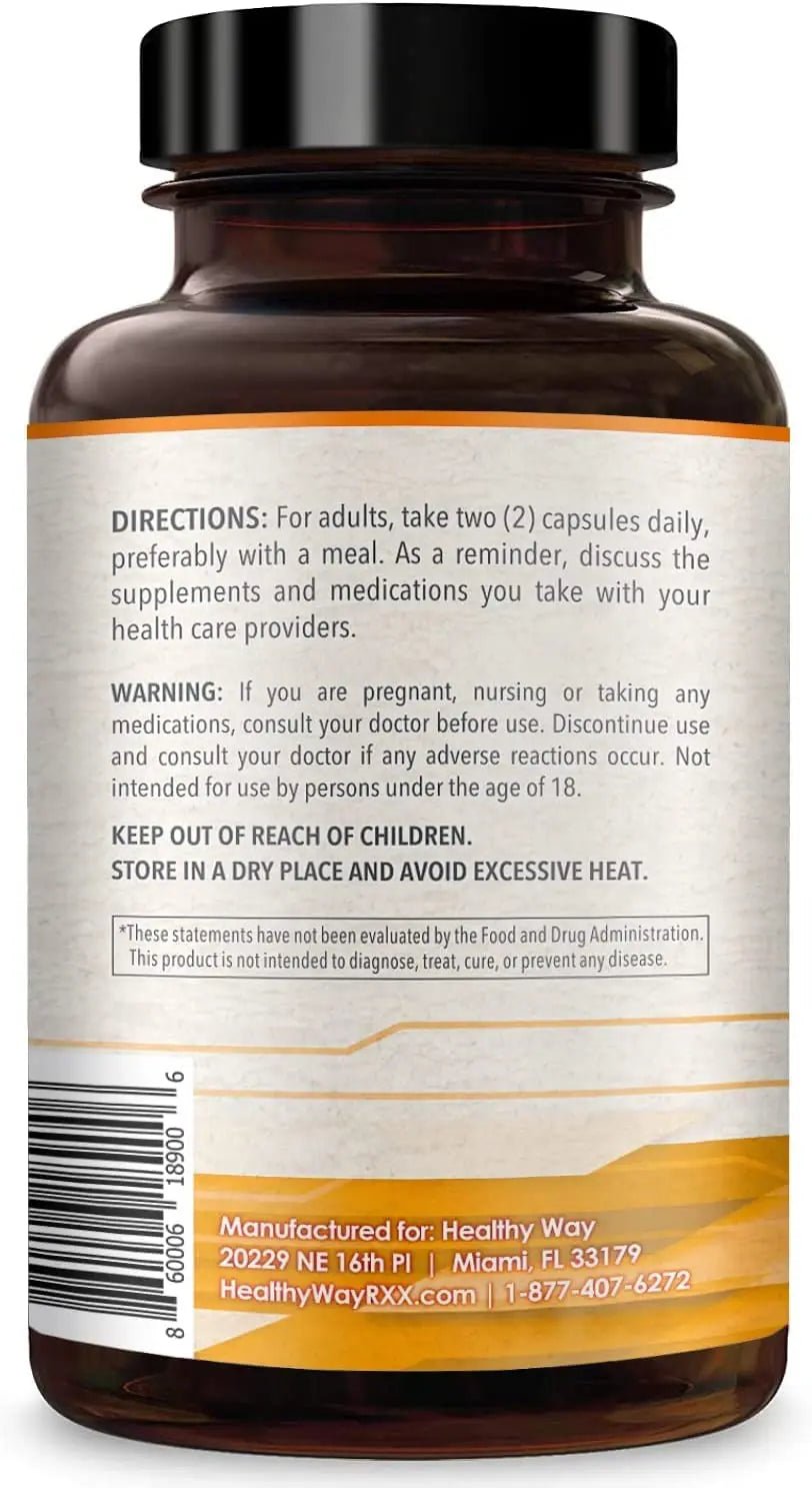 Healthy Way CoQ10 400mg 200 Capsules Non-GMO - TrustMedUSA