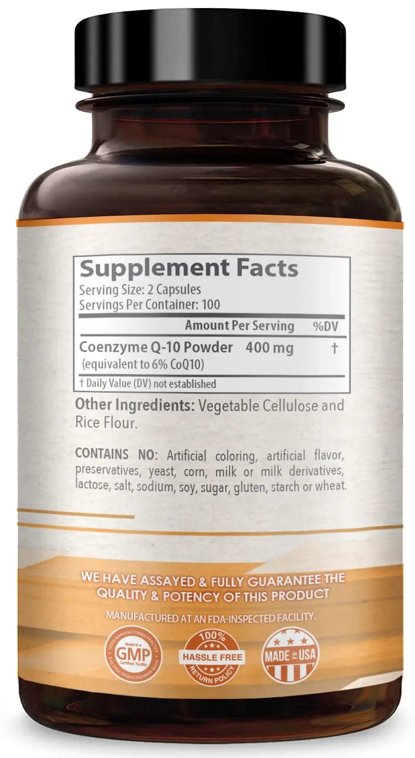 Healthy Way CoQ10 400mg 200 Capsules Non-GMO - TrustMedUSA