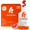 Healthycell Eye Health Daily Liquid Supplement - Eye Vitamins & Minerals with Lutein, Zeaxanthin, Astaxanthin & Beta Carotene for Sight Care & Macular Support - 30 Gel Packs - TrustMedUSA