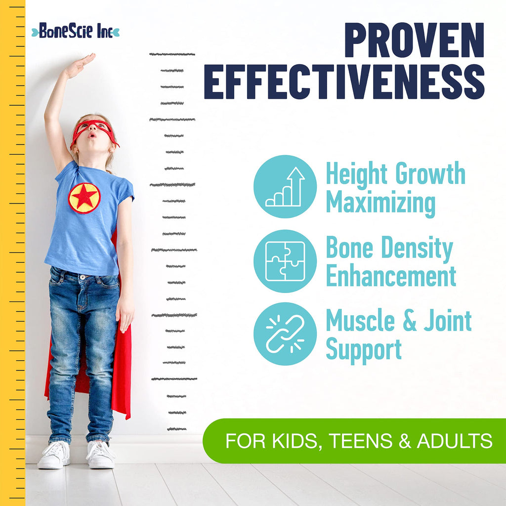 Height Growth Maximizer - Made in USA - Natural Height Increase Booster & Bone Growth Pills - Grow Taller Supplement for Adults, Teens & Kids - Vitamins for Boys & Girls to Get Taller - 120 capsules - TrustMedUSA