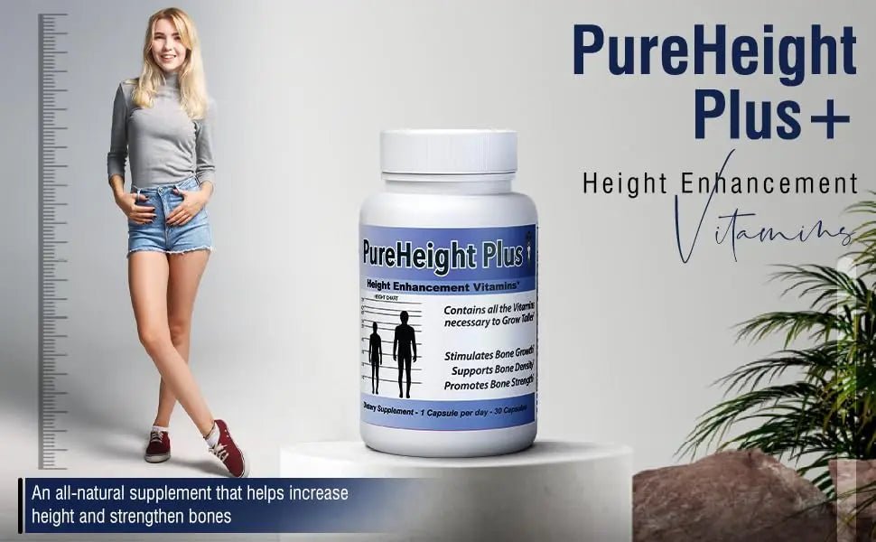 Height Growth Vitamins Grow Taller - Increase Bone Strength Bone Density Bone Growth - TrustMedUSA