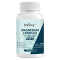 Heivy Magnesium Complex, Magnesium Glycinate, Citrate, Malate, Oxide, Gluconate with Zinc and Vitamin D3, Magnesium Supplement for Muscle, Nerve, Heart, Bone Support, High Absorption, 90 Tablets - TrustMedUSA