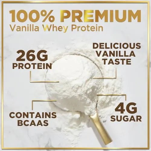 Hello Lovely! Whey Protein Powder, Vanilla Flavored Whey Isolate with 26g Protein - TrustMedUSA