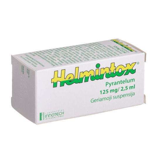 HELMINTOX, 125 mg/2.5 ml, oral suspension, 15 ml Anti Parasites Worms - TrustMedUSA