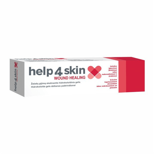 HELP4SKIN 20g Hydrocolloid Gel That Promotes Wound Healing Paraben Free - TrustMedUSA