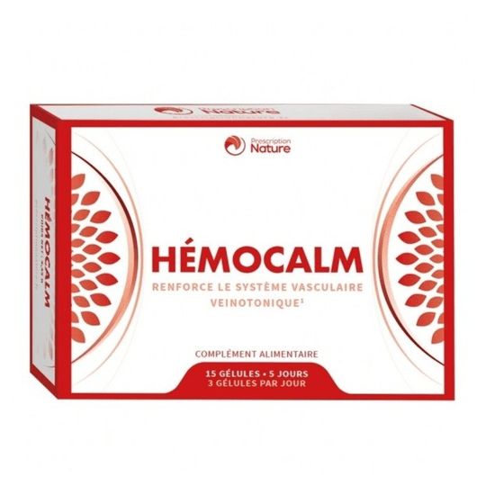 Hemocalm hemorrhoidal crisis - PRESCRIPTION NATURE - 15 caps - TrustMedUSA