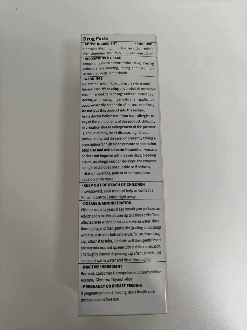 Hemorrhoid & Fissure Ointment, Hemorrhoid Treatment and Hemorrhoid Cream with Lidocaine 4% and Phenylephrine HCI for Fast Relief of Pain, Swelling, Itching, Burning, Hemorrhoidal treatment, 2 Pack-HH - TrustMedUSA