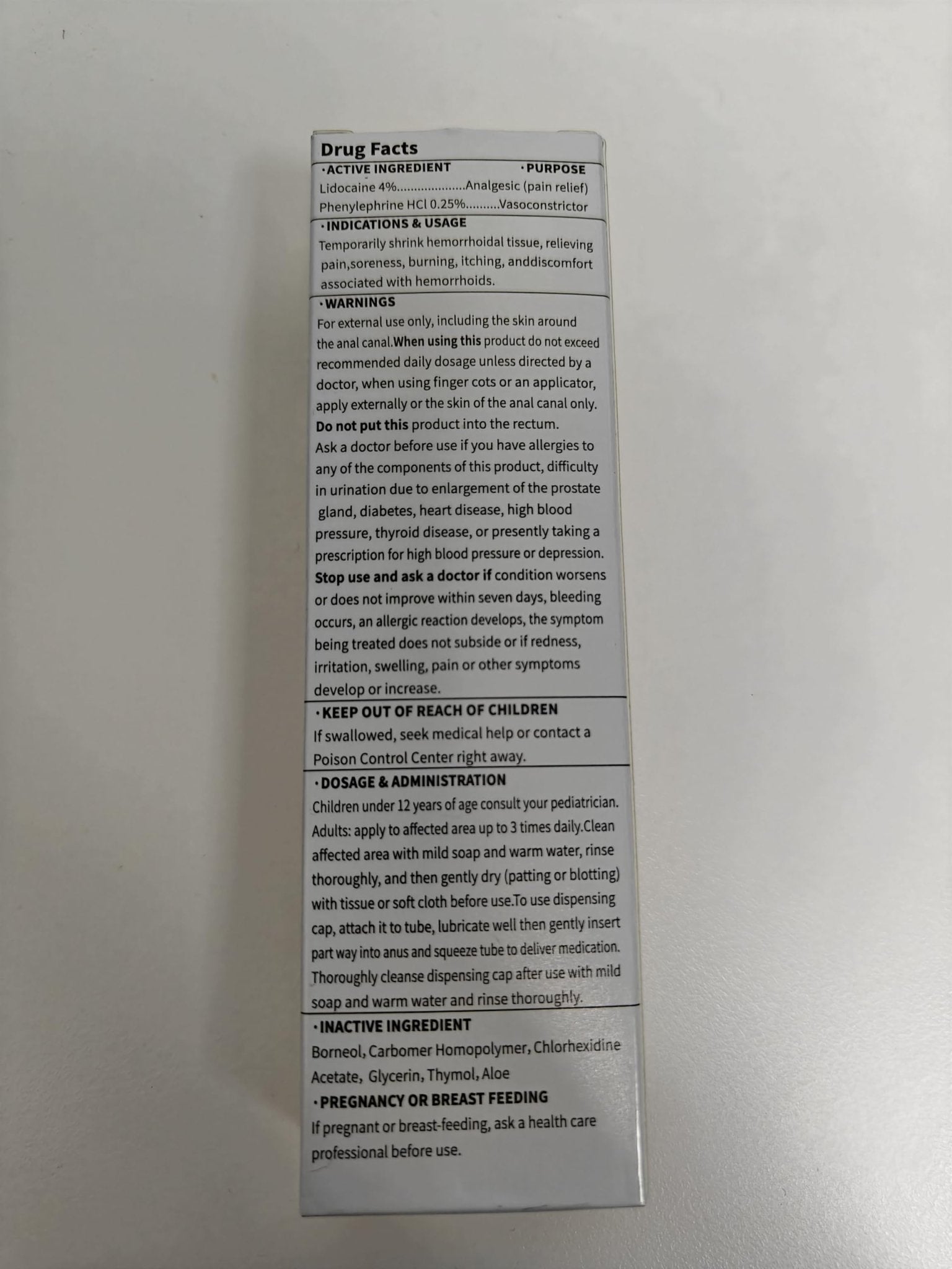 Hemorrhoid & Fissure Ointment, Hemorrhoid Treatment and Hemorrhoid Cream with Lidocaine 4% and Phenylephrine HCI for Fast Relief of Pain, Swelling, Itching, Burning, Hemorrhoidal treatment, 2 Pack-HH - TrustMedUSA
