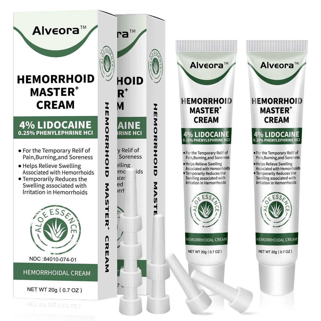 Hemorrhoid & Fissure Ointment, Hemorrhoid Treatment and Hemorrhoid Cream with Lidocaine 4% and Phenylephrine HCI for Fast Relief of Pain, Swelling, Itching, Burning, Hemorrhoidal treatment, 2 Pack-HH - TrustMedUSA