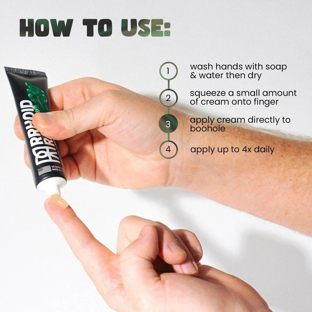 Hemorrhoid Ointment - Fissure and Hemorrhoid Treatment with Lidocaine, Aloe Extract, Magnesium Sulfate, Balsam Fir, Fast Acting Hemorrhoid Cream for Itching, Swelling and Maximum Pain Relief (1-Pack) - TrustMedUSA