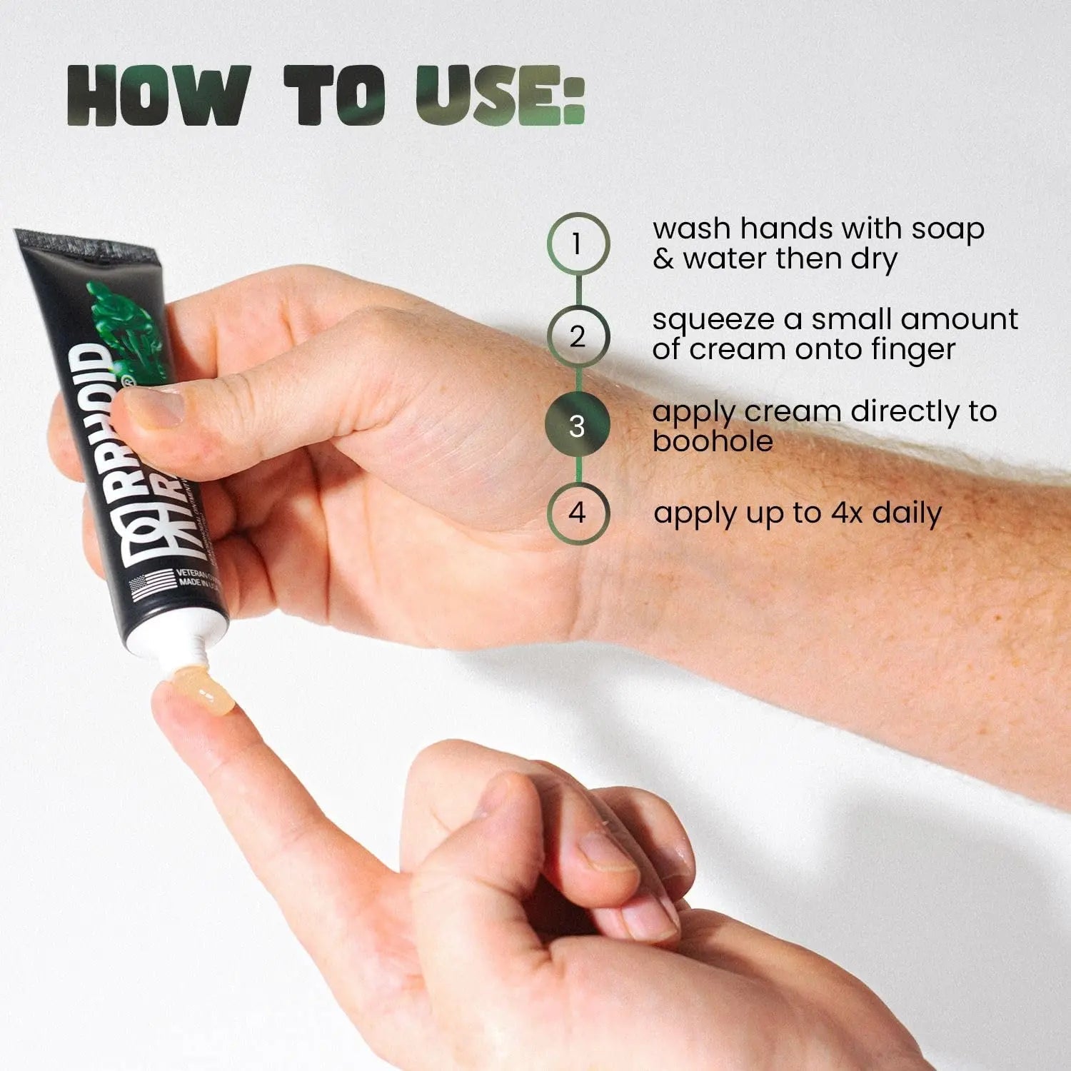 Hemorrhoid Ointment - Fissure and Hemorrhoid Treatment with Lidocaine, Aloe Extract, Magnesium Sulfate, Balsam Fir, Fast Acting Hemorrhoid Cream for Itching, Swelling and Maximum Pain Relief (1-Pack) - TrustMedUSA