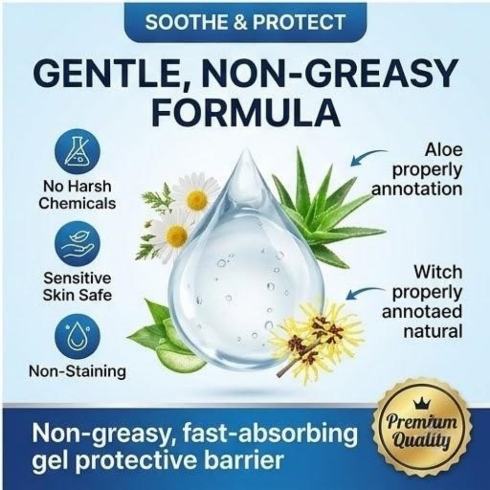 Hemorrhoid Relief Gel with 3 Disposable Applicators - Fast Soothing Cream for Itching & Swelling - Internal & External Treatment (Pack of 3) - TrustMedUSA