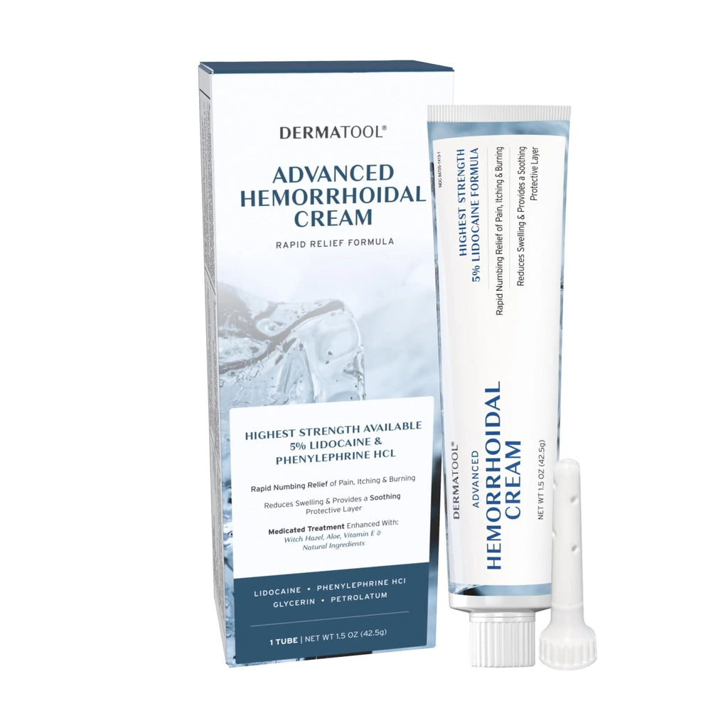 Hemorrhoid Treatment - Advanced Hemorrhoid Cream 5% Lidocaine & Phenylephrine - Hemorrhoid Shrinking Treatment - Rapid Relief of Pain, Swelling, Bleeding, Itching and Burning - Fissure & Hemorrhoids - TrustMedUSA