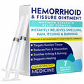 Hemorrhoid Treatment | Hemorrhoid Ointment | Hemorrhoid & Fissure Ointment | 7 Pre-Filled Applicators | Fast & Effective Relief | Reduces Swelling, Itching & Discomfort | Advanced Formula - TrustMedUSA