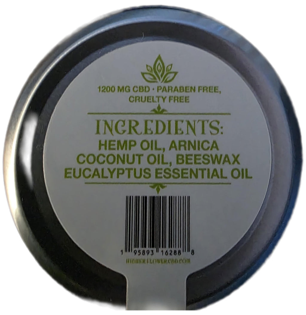 Hemp Muscle Balm 1200 mgs (Eucalyptus) - TrustMedUSA