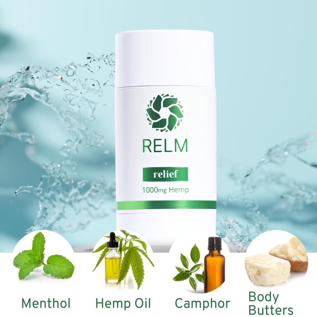 Hemp Relief Stick - Hemp Oil, Menthol & Camphor, Fast-Acting Relief for Muscles, Joints and Nerves - 3 oz - TrustMedUSA