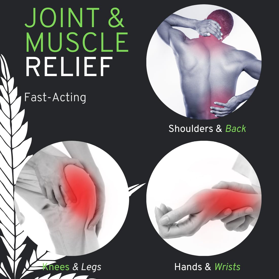 Hemp Relief Stick - Hemp Oil, Menthol & Camphor, Fast-Acting Relief for Muscles, Joints and Nerves - 3 oz - TrustMedUSA