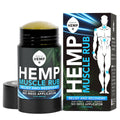 Hemp Roll On Post Workout Muscle Relief Stick for Muscles and Joints Natural Blend with Arnica, Menthol, Ginger Non Greasy Balm Cooling Soothing Support Formula Made by Hemp 1.8oz - TrustMedUSA