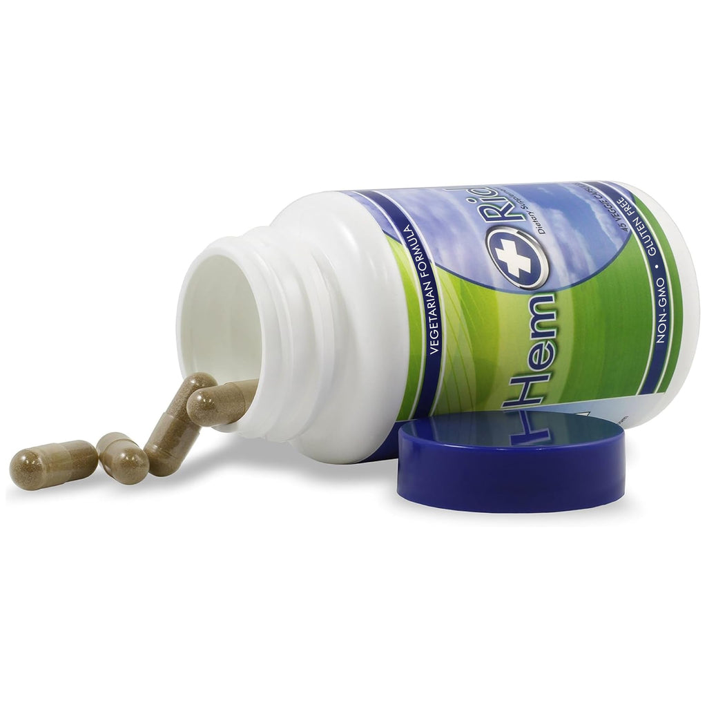 HemRid Best Hemorrhoid Supplement, Reduce Itching, Irritation, Bleeding, Burning in 2-5 Days, Clinically Tested Ingredients Provide Fast Relief in 120 Days - TrustMedUSA