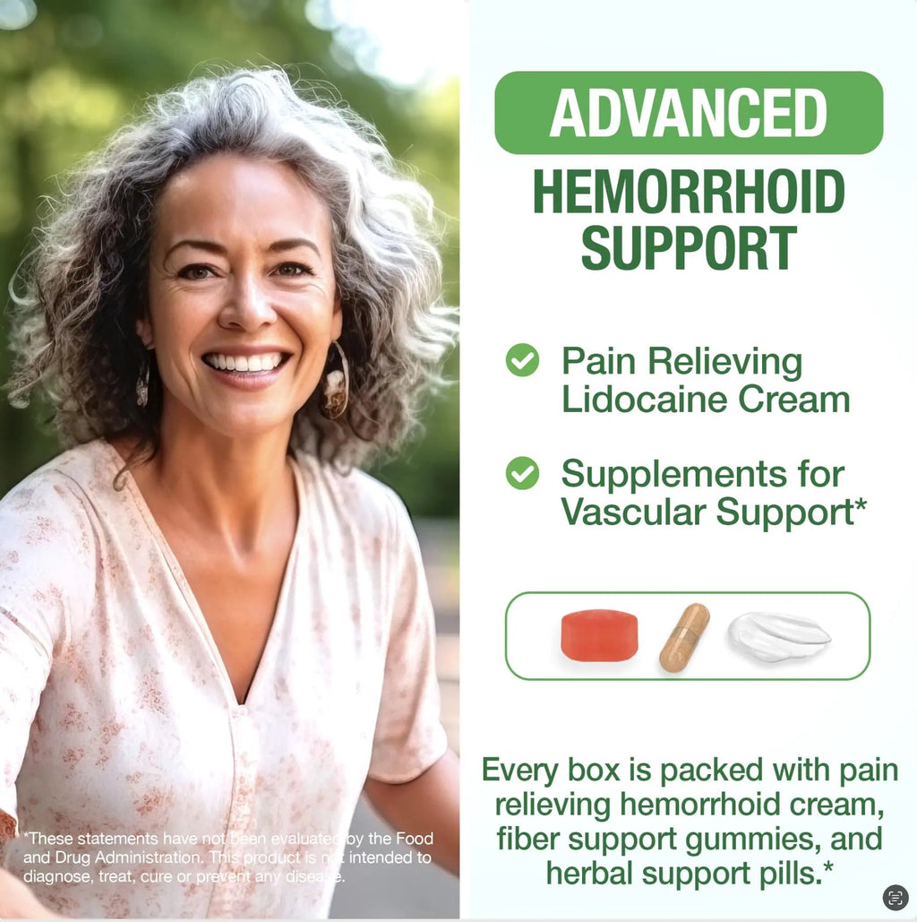 HemRid Complete Hemorrhoid Support System – Max Formula, Lidocaine Cream & Fiber Gummies for Immediate Relief & Long-Term Comfort - TrustMedUSA