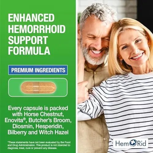 HemRid Complete Hemorrhoid Support System – Max Formula, Lidocaine Cream & Fiber Gummies for Immediate Relief & Long-Term Comfort - TrustMedUSA