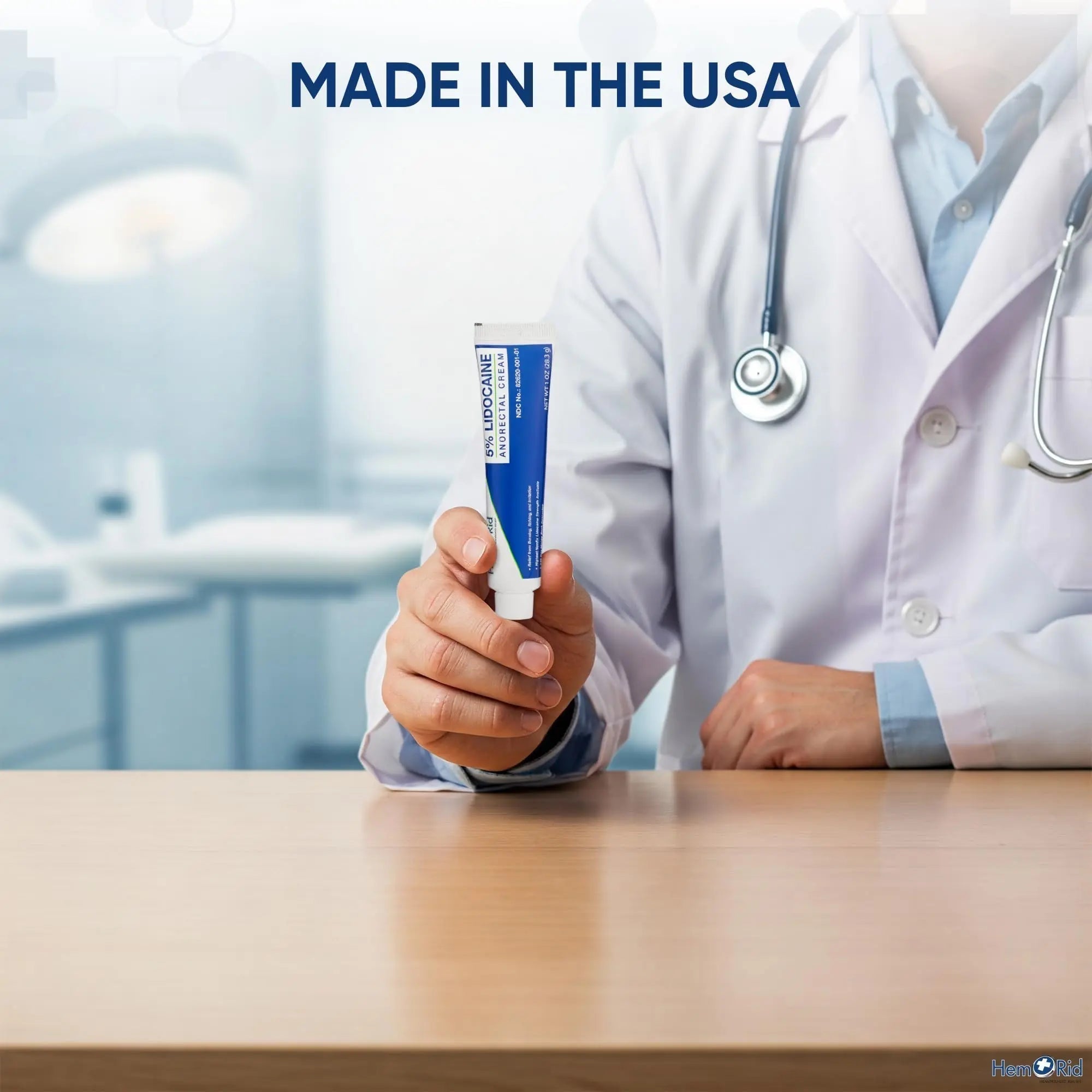 HemRid Maximum Strength Lidocaine Cream for Pain Management. Fast-Acting Hemorrhoid Solution with 5% Lidocaine. Instant Anal Itch and Numbing Effect - TrustMedUSA