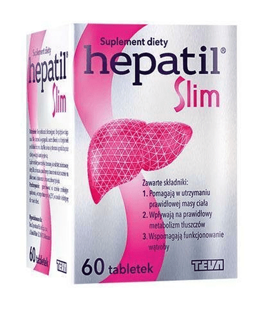 Hepatil Slim 60 tabs / Healthy digestive system / Weight control / Healthy liver - TrustMedUSA